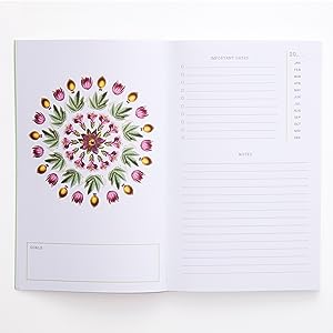 Flower Mandala Week-At-A-Glance Diary | Woman&#39;s Diary