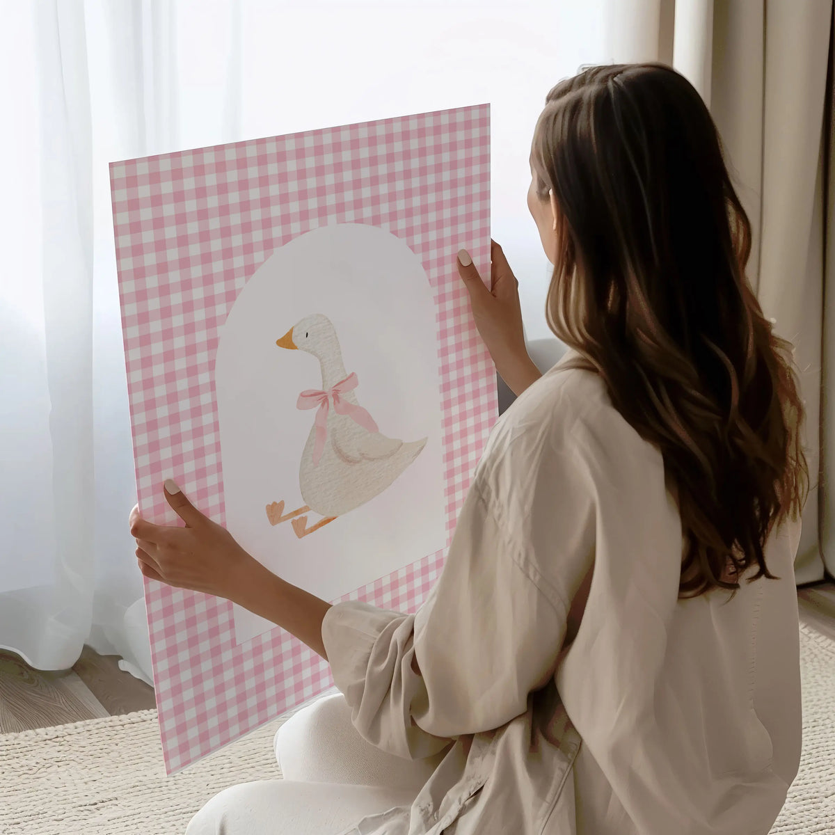 Silly Goose Wall Print