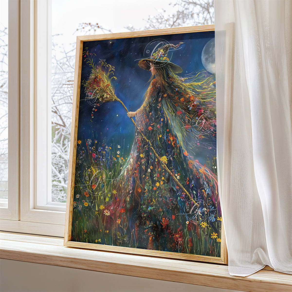 Wildflower Witch Wall Art