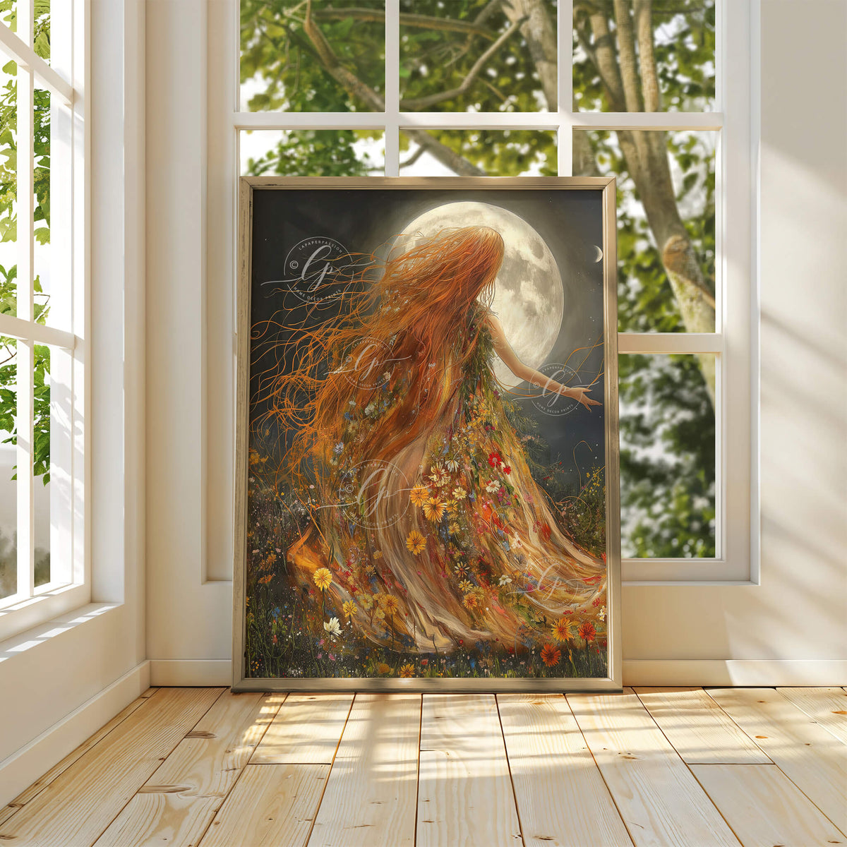 Moon Goddess- Witch Witchy Wall Art