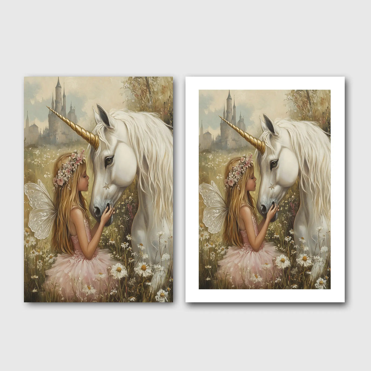 Unicorn & Fairy Wall Art for Girls' Rooms
