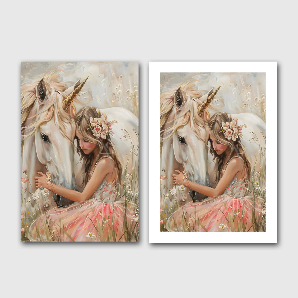 Dreaming of unicorns Girls Wall Art