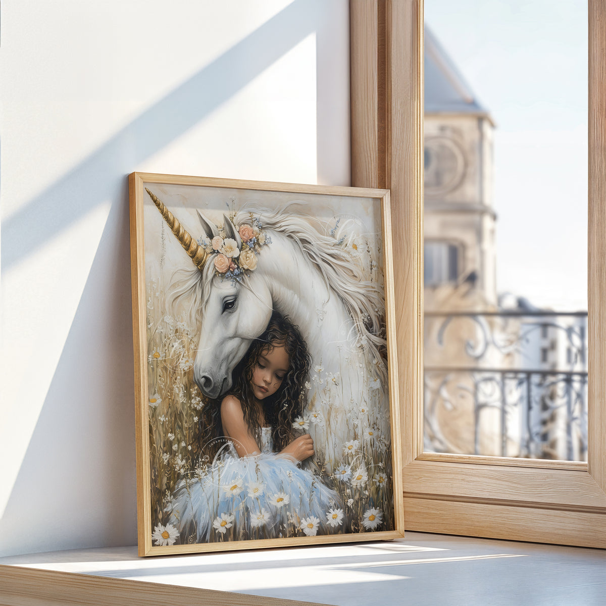 Unicorn Wall Art – Girls' Room Print