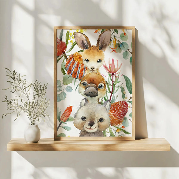 Australian Animals Girls Wall Prints - La Paper Passion