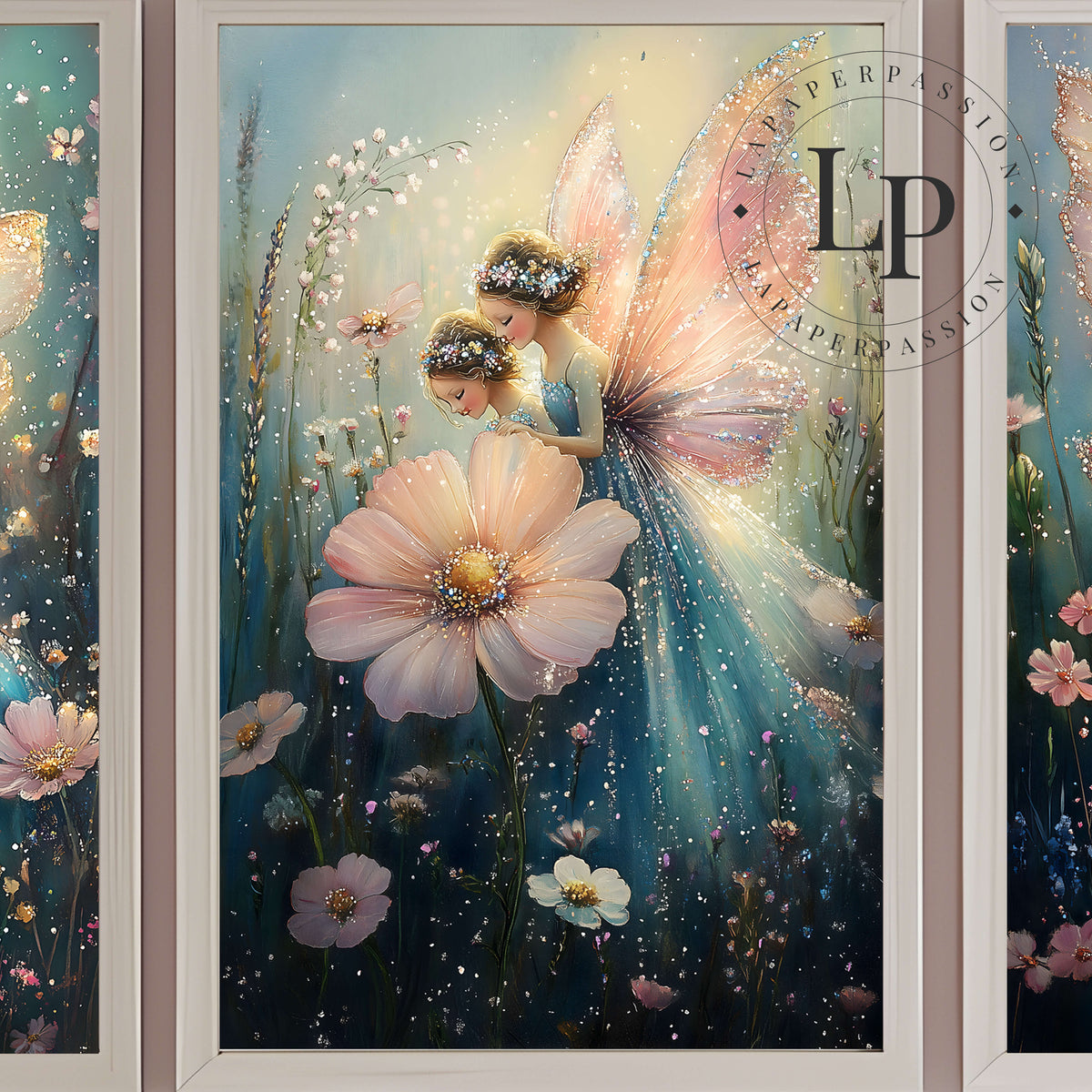 Fairy Prints | Girls Nursery wall art