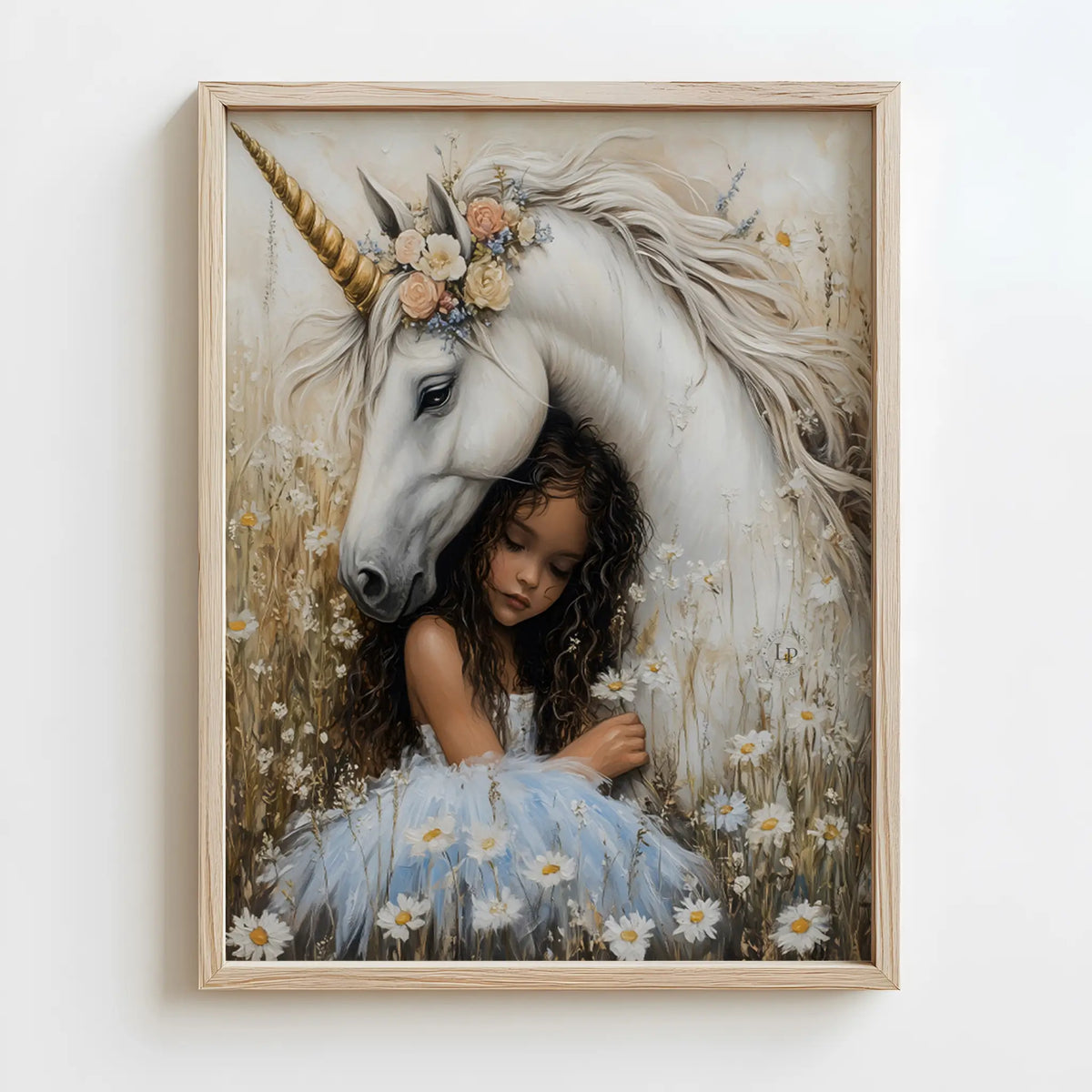 Unicorn Wall Art – Girls' Room Print