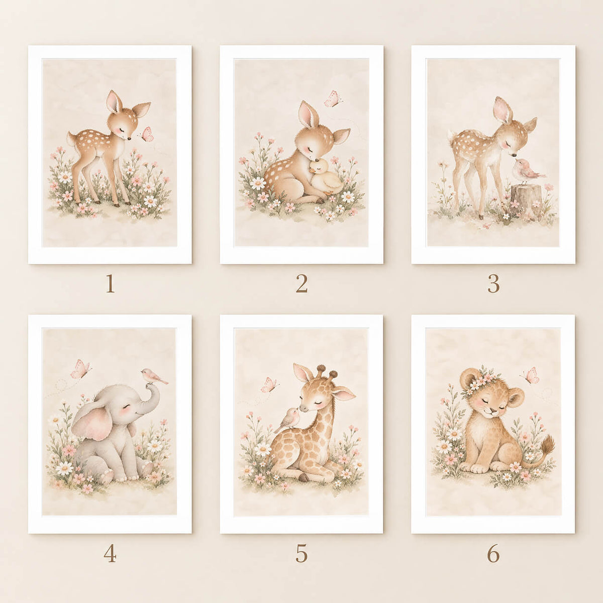 Neutral Nursery Prints – Choose Any 3