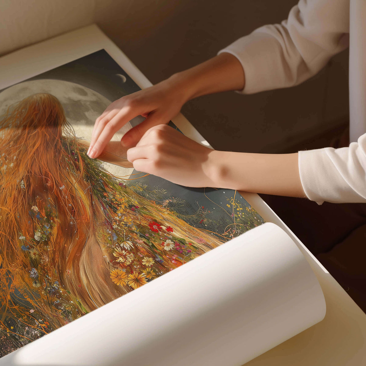 Moon Goddess- Witch Witchy Wall Art