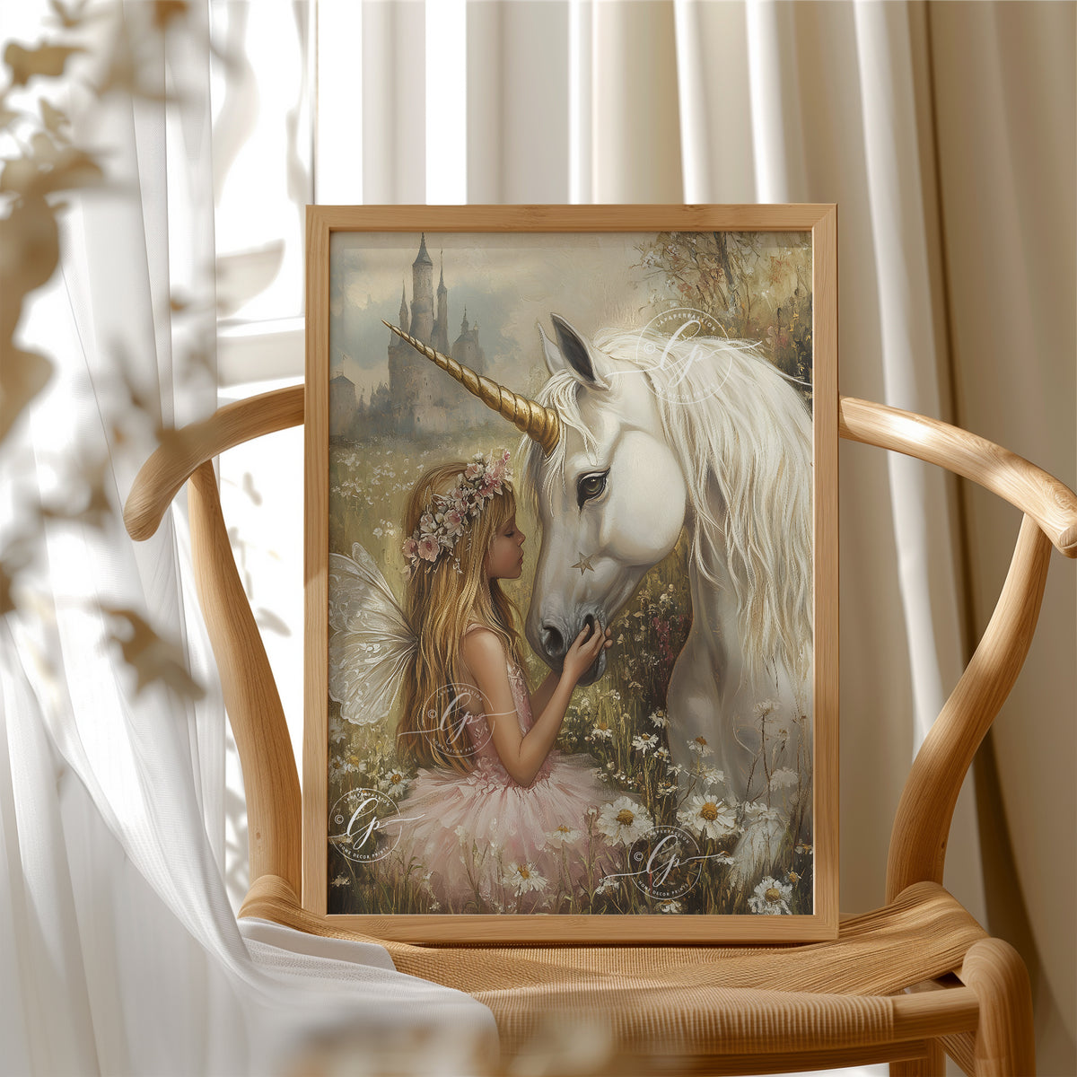 Unicorn & Fairy Wall Art for Girls' Rooms