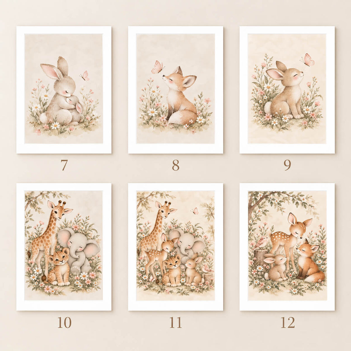 Neutral Nursery Prints – Choose Any 3