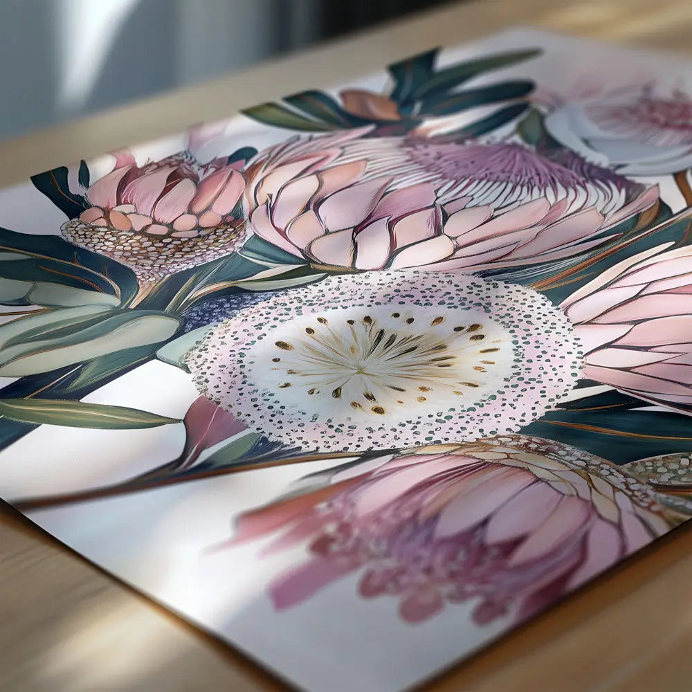 Australian botanical fine art print. Featuring contemporary interpretations of native plants rendered in elegant, understated tones