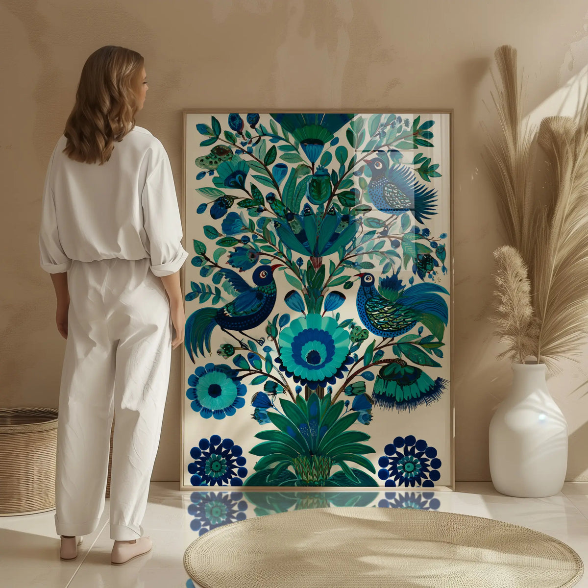 Vintage Mexican bird art