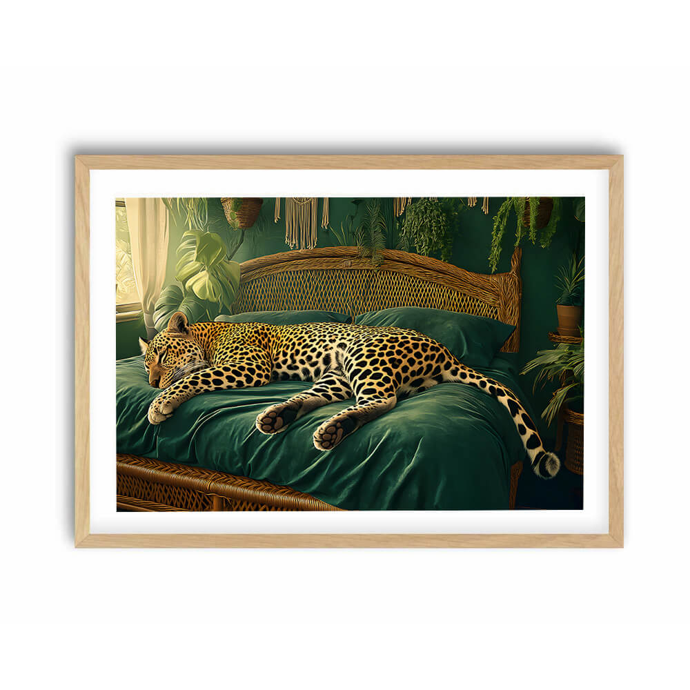 Emerald green animal wall art