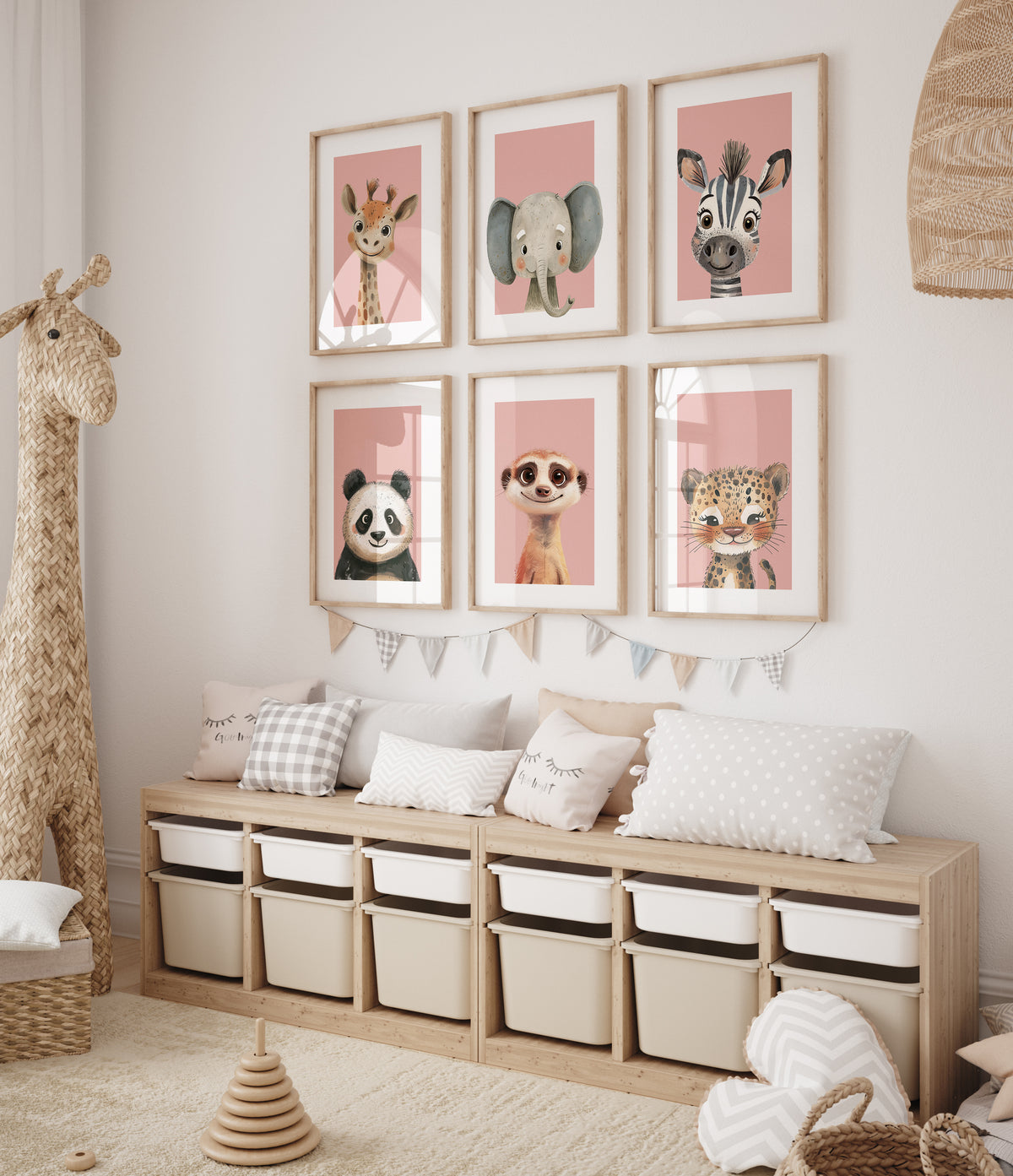 SafariAnimal Nursery Prints