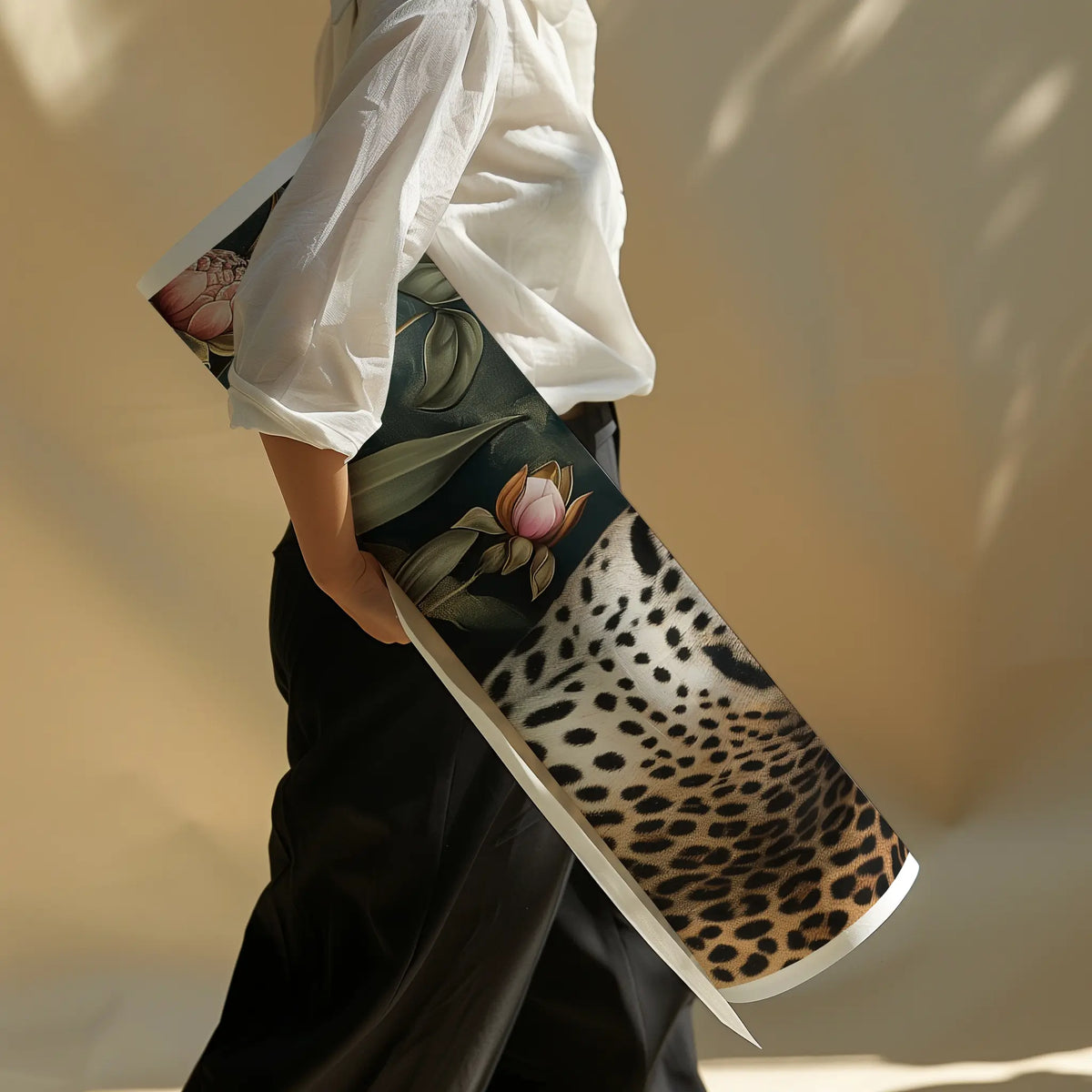 Tropical Leopard Poster Print