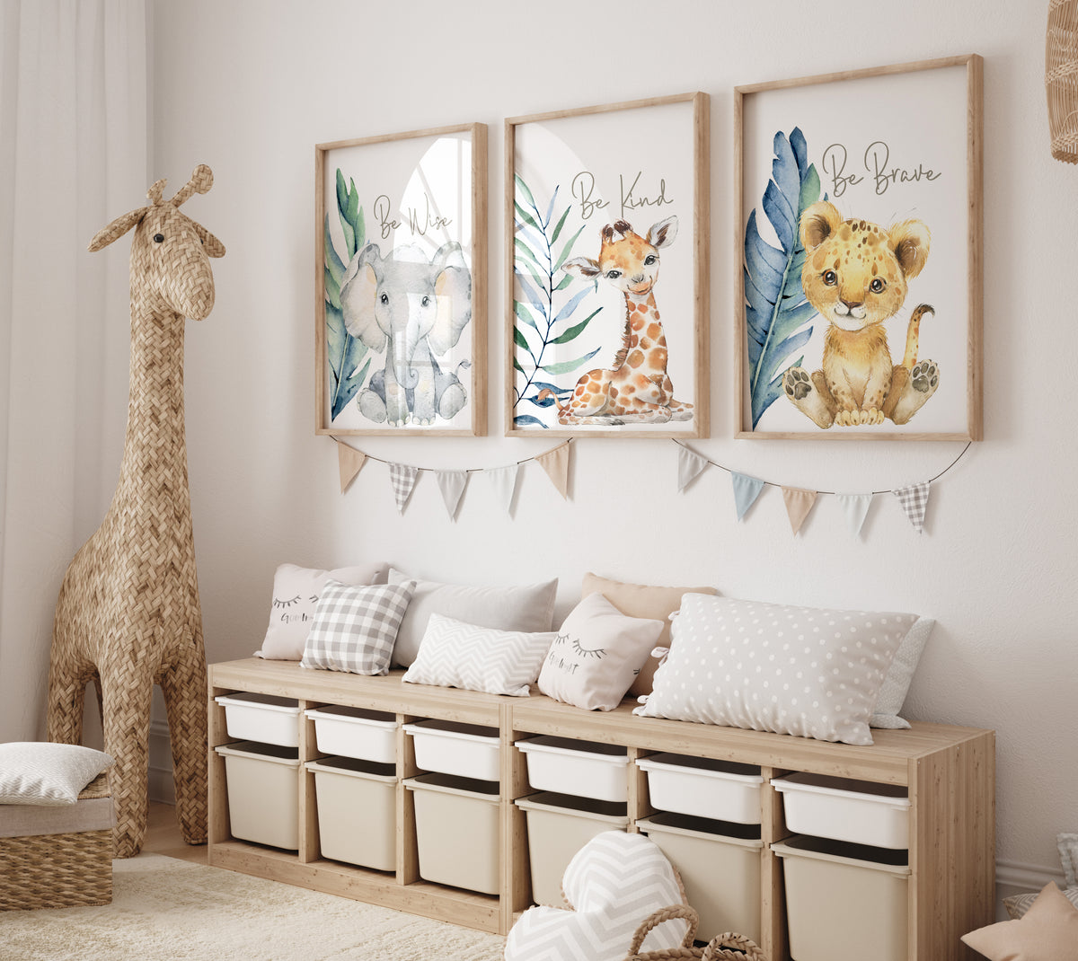 Safari Baby Animals Prints