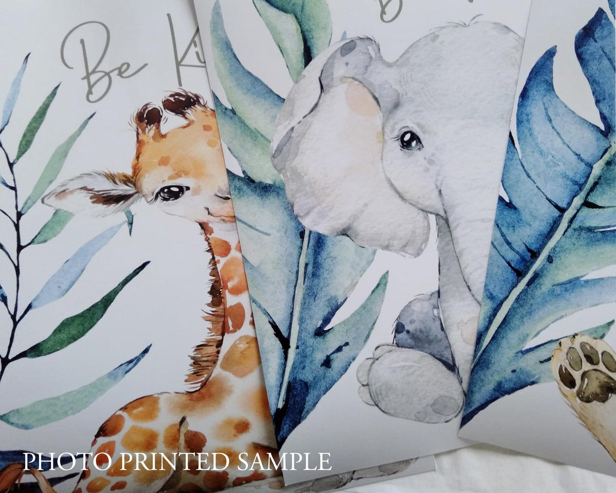 Safari Baby Animals Prints - La Paper Passion