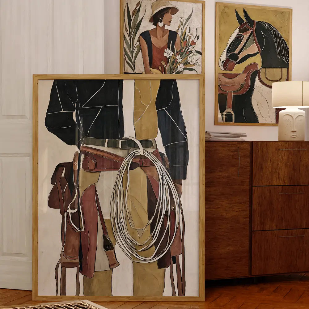 Rustic neutral abstract wall art collection with earthy clay, sand, and terracotta tones, modern Australian-designed prints for contemporary calm interiors