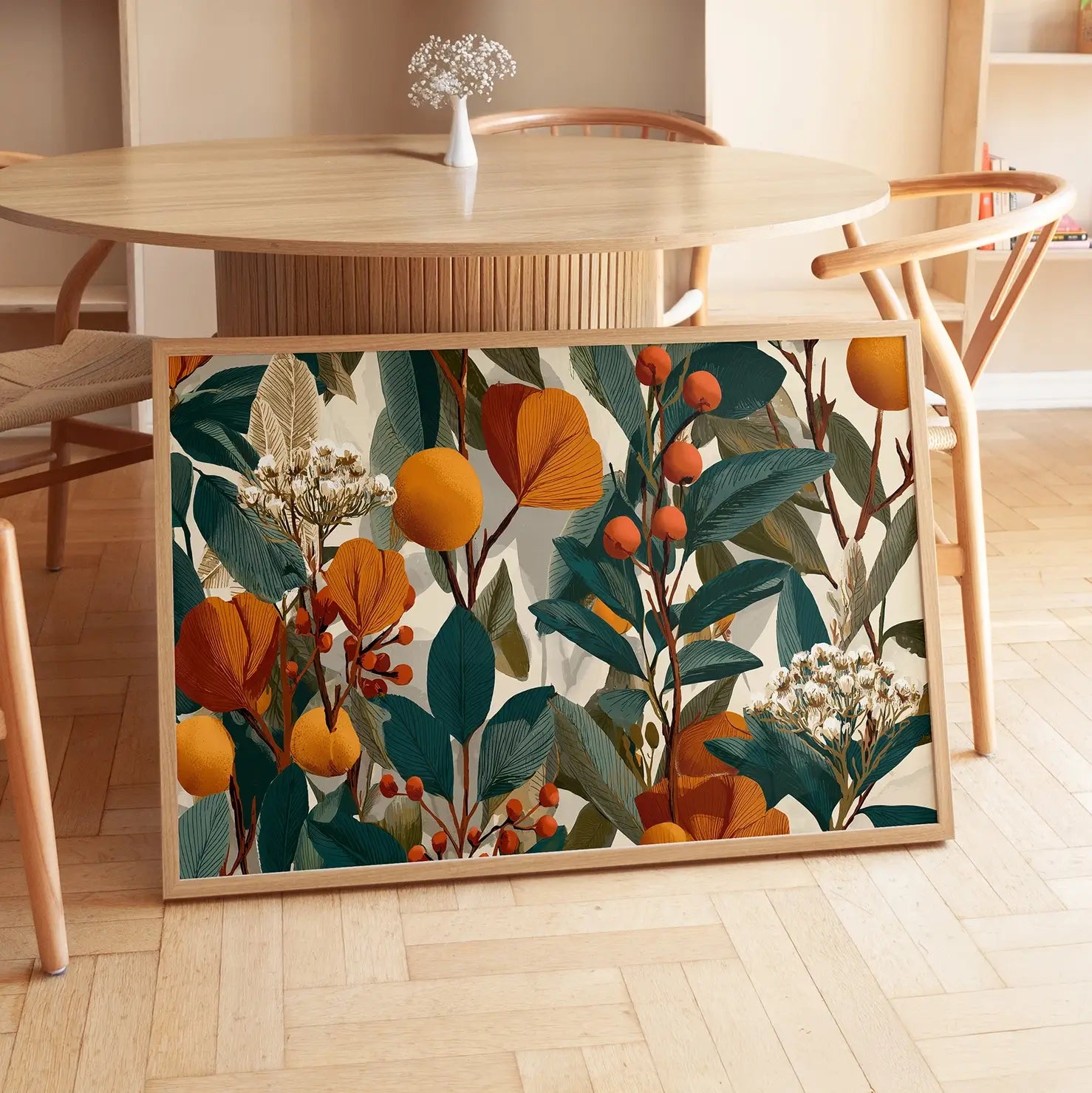 Botanical Wall Art Collection with framed prints and posters. Timeless designs that bring natural elegance and style to any space