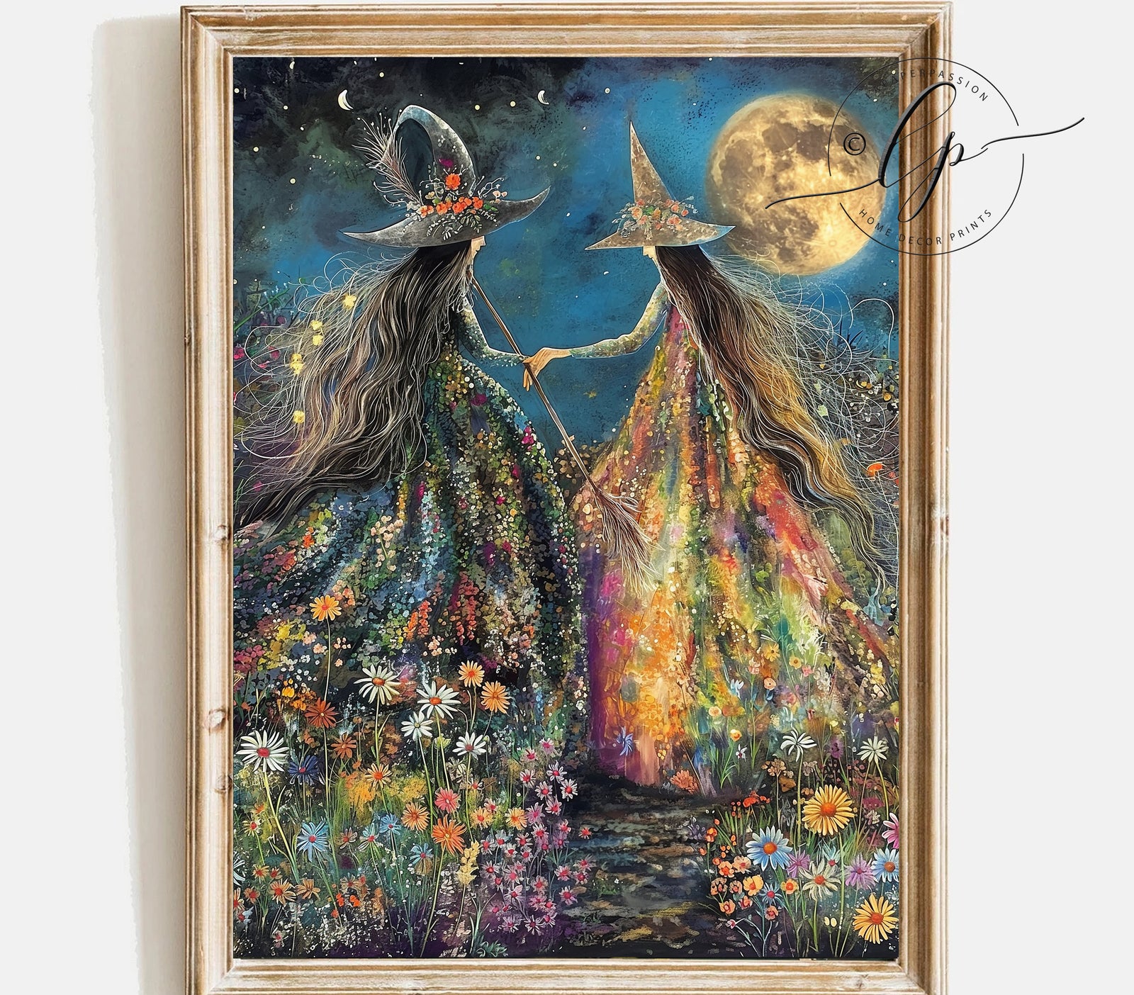 Witchy wall art -Lapaperpassion