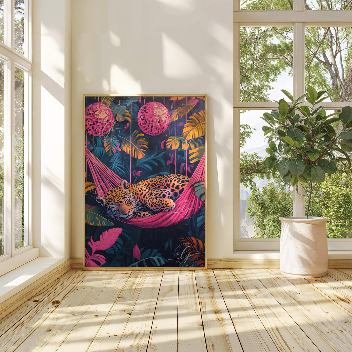 Leopard Wall Art Print