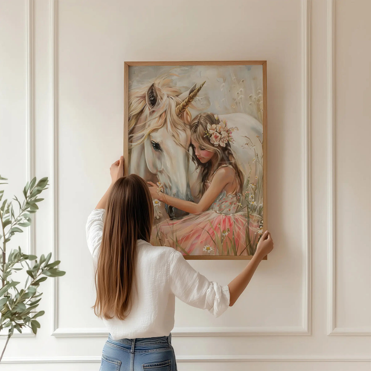 Enchanting Unicorn wall art | Girls wall art