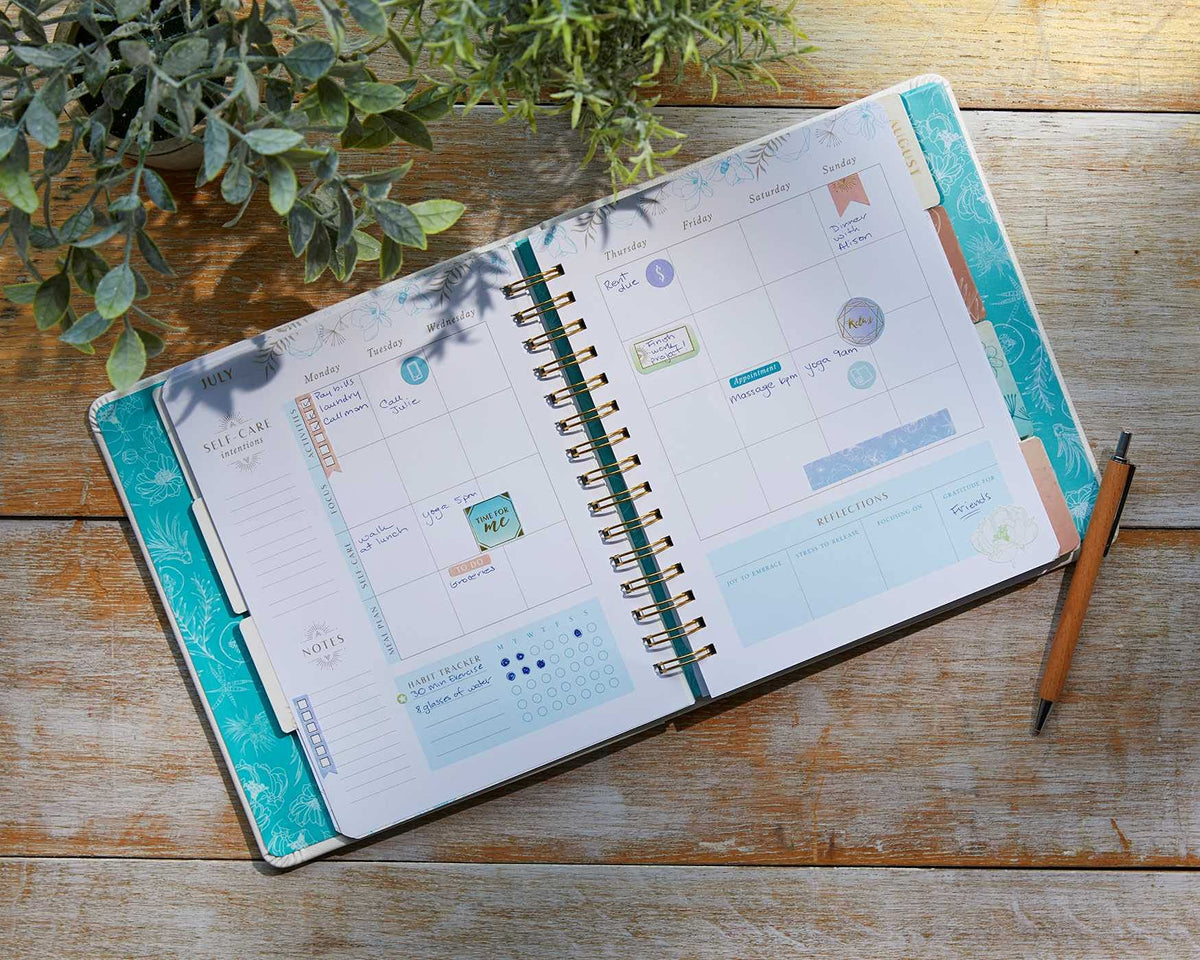 Self-Care 12-Month Undated Planner | Planner Diary