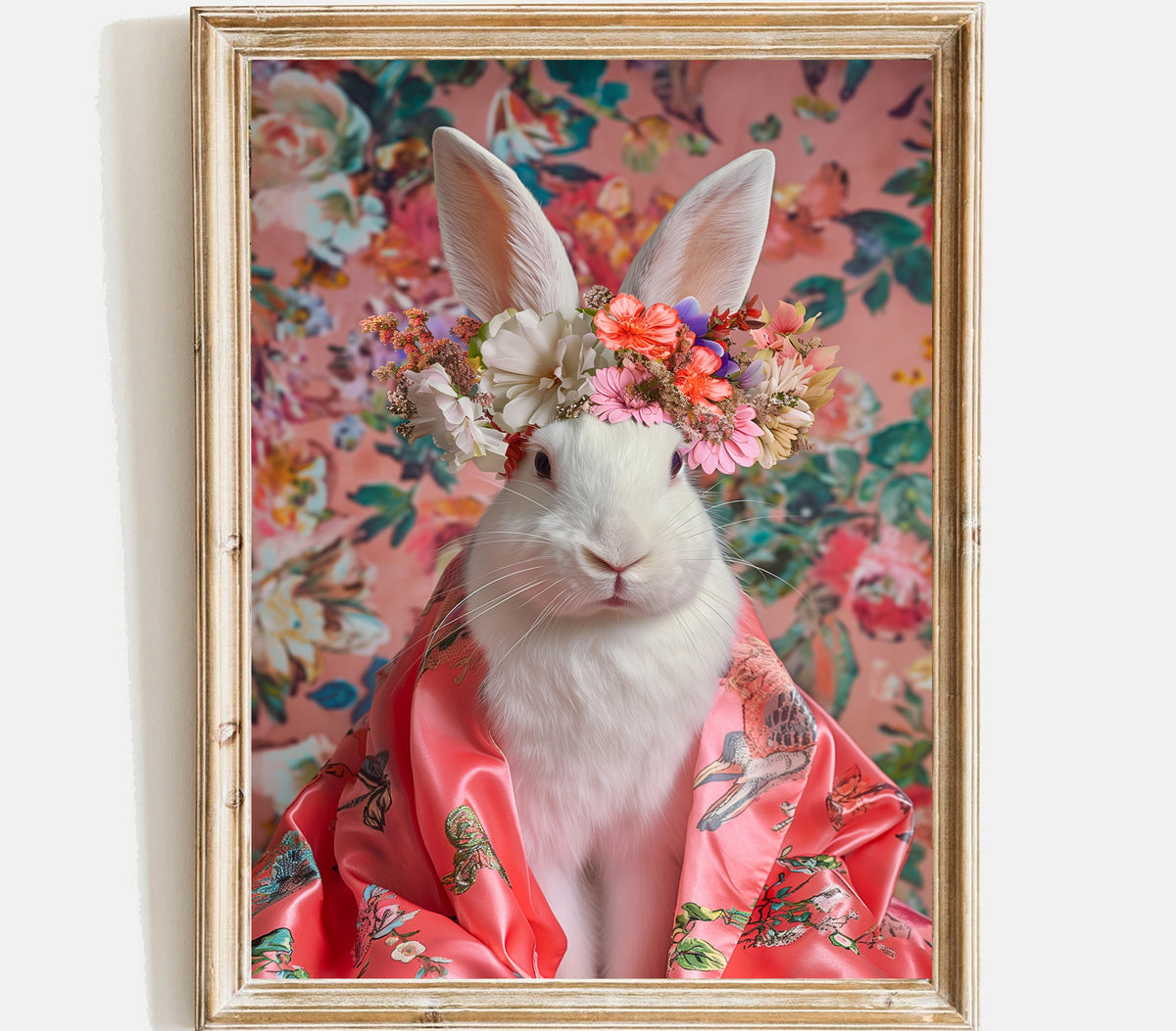 Eclectic Bunny wall art
