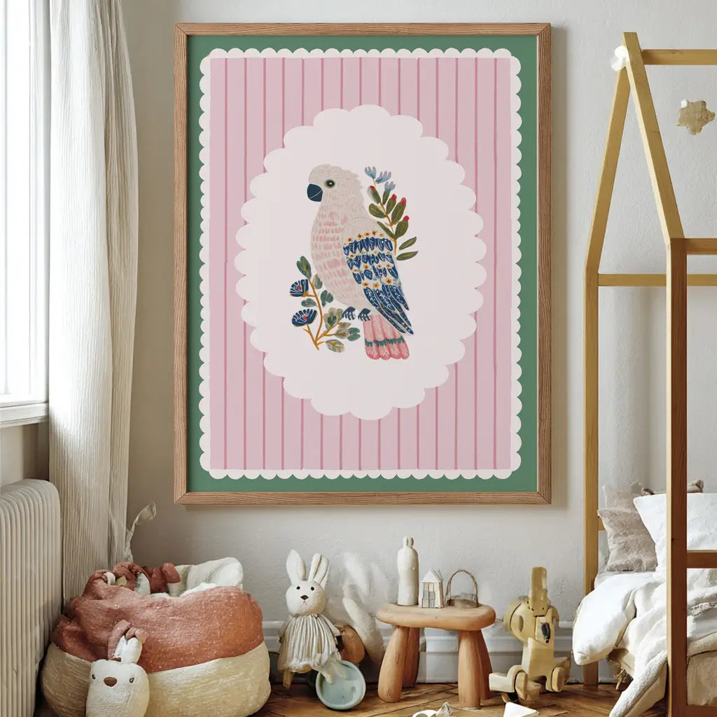 Galah Art Print-Australian Animal Poster