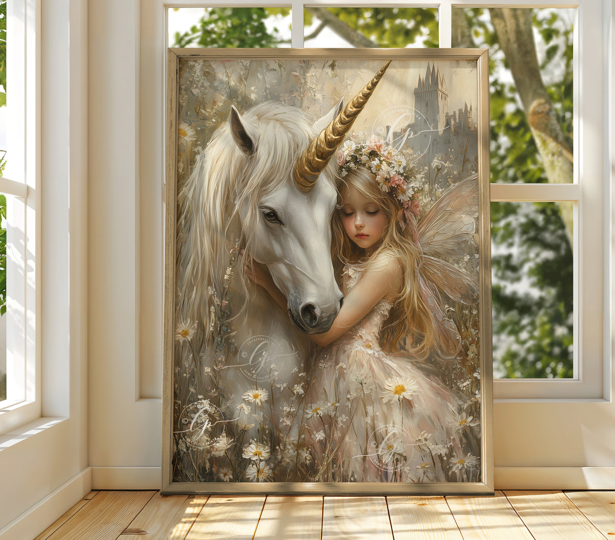 Fairy Nursery wall Art | Unicorn Art