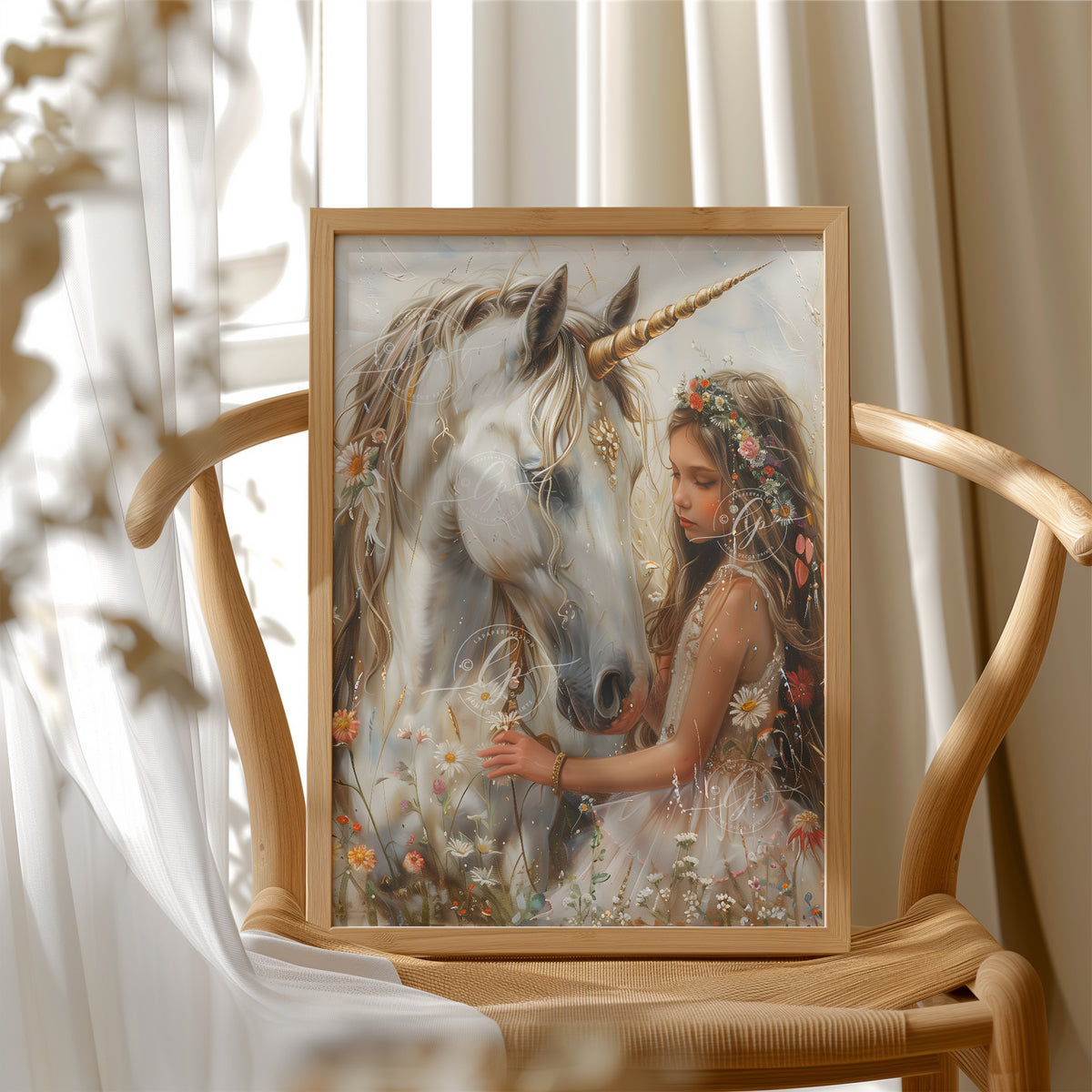 Enchanting Unicorn wall art | Girls wall art