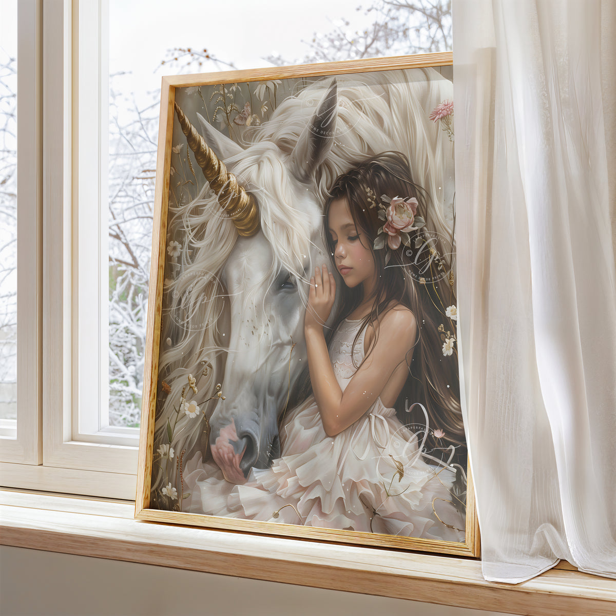 Unicorn wall art | Nursery wall art