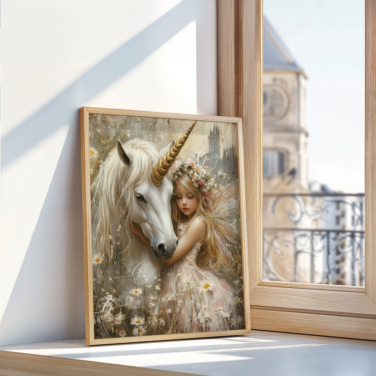Fairy Nursery wall Art | Unicorn Art