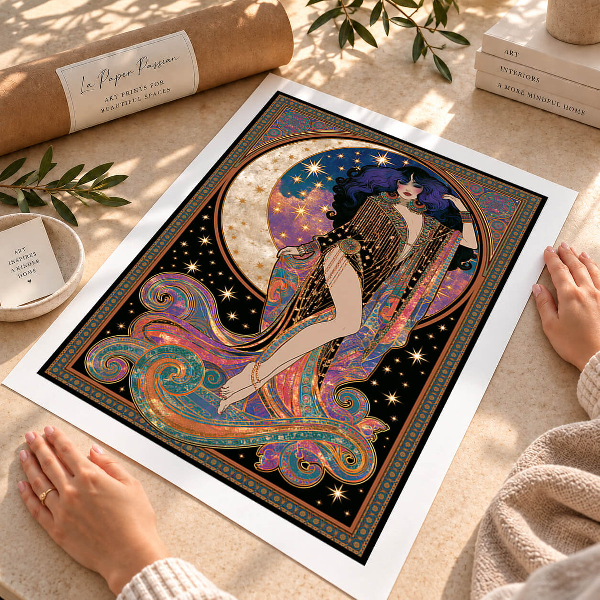 Art Deco Celestial Wall Art