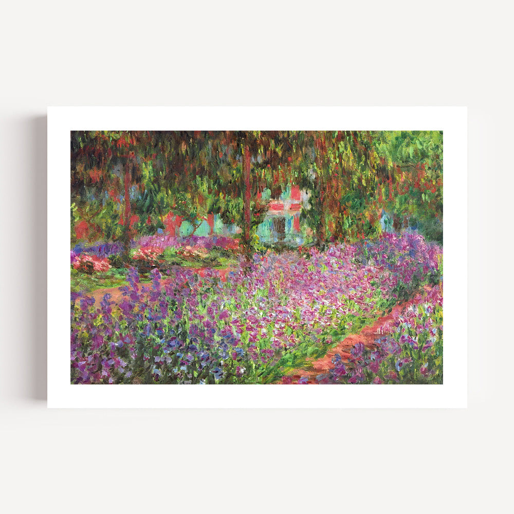 laude Monet Garden at Giverny wall art print unframed
