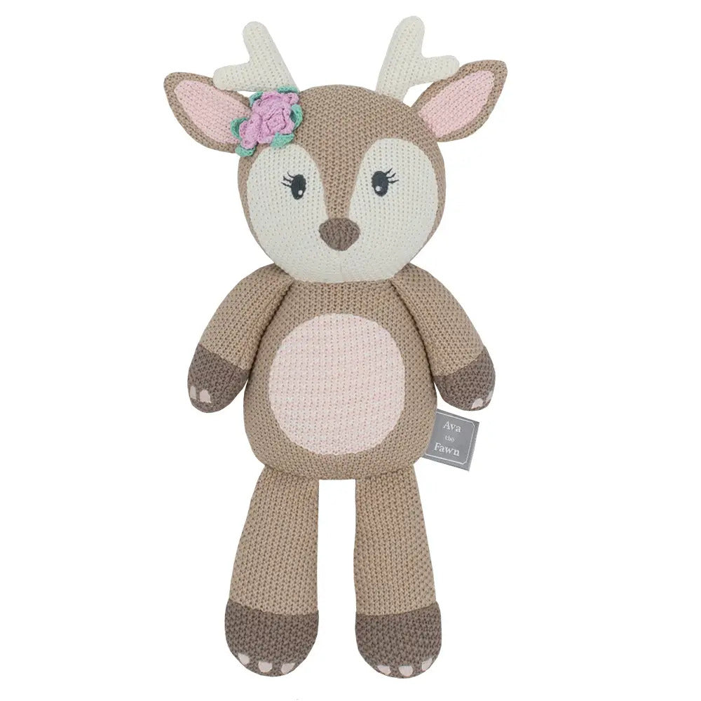 Ava the Fawn Knitted Toy -   Living Textiles
