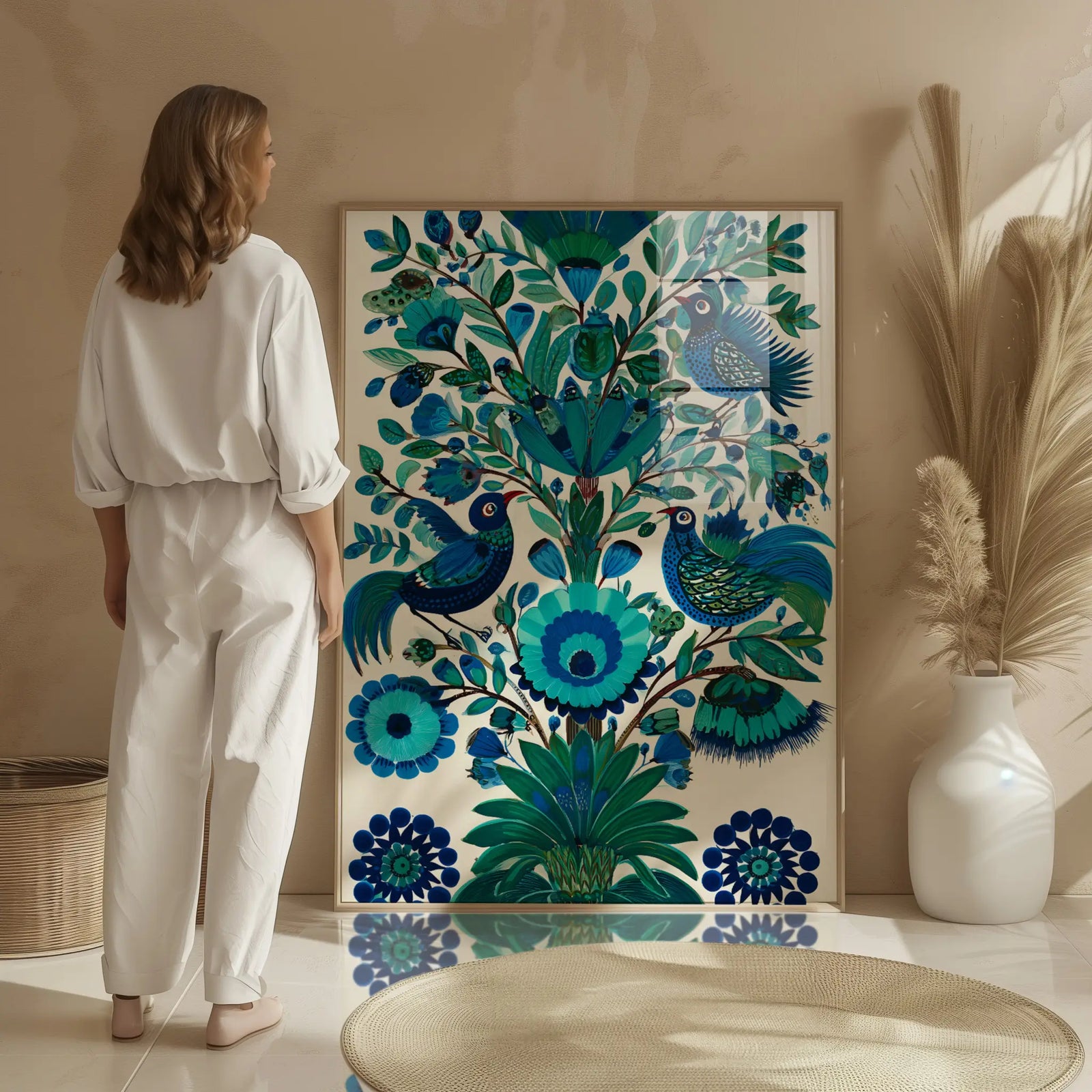 Vintage Mexican bird art