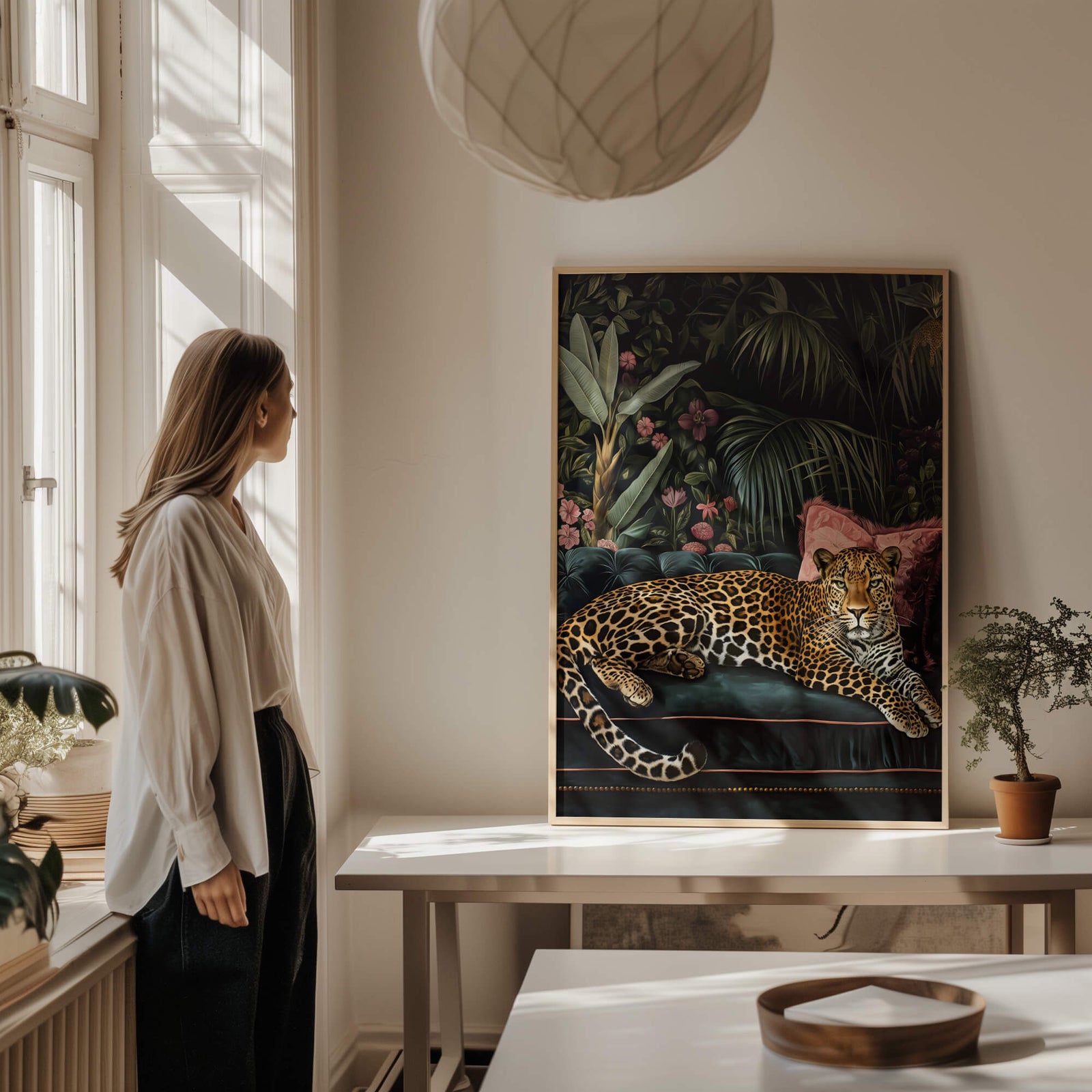 Tropical Leopard Wall Art