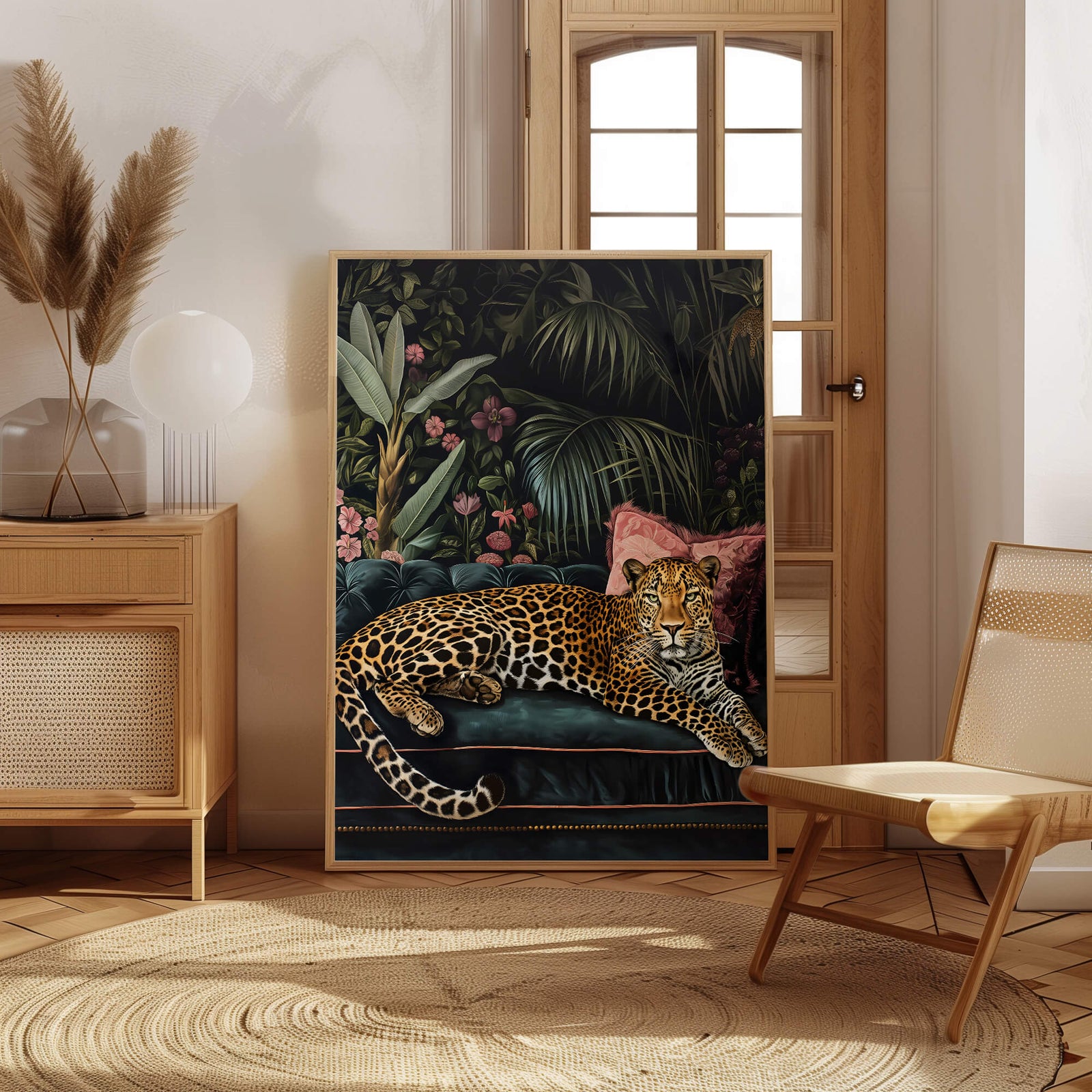Tropical Leopard Wall Art