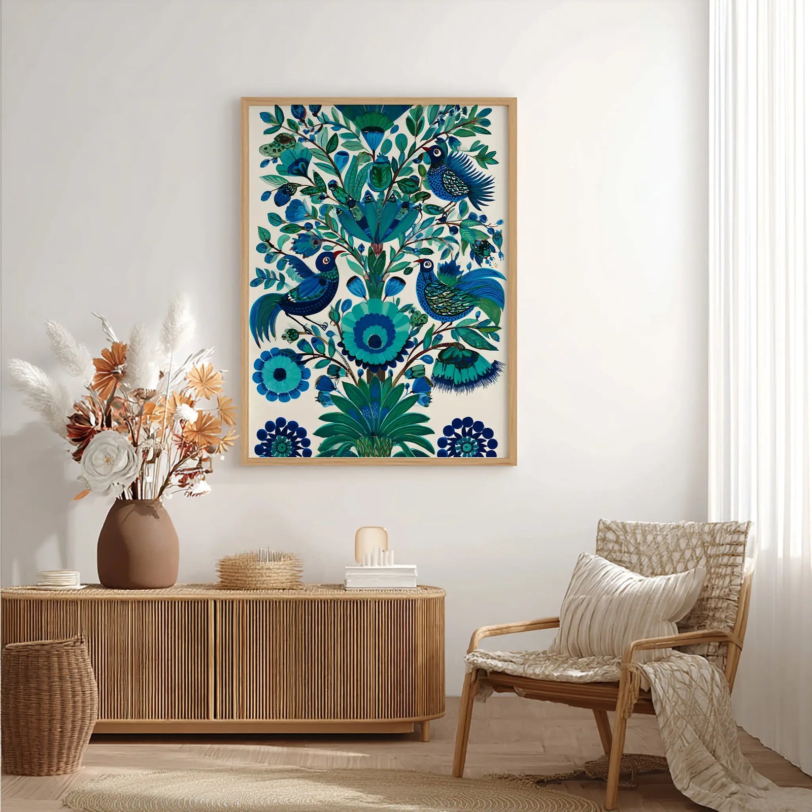 Vintage Mexican bird art