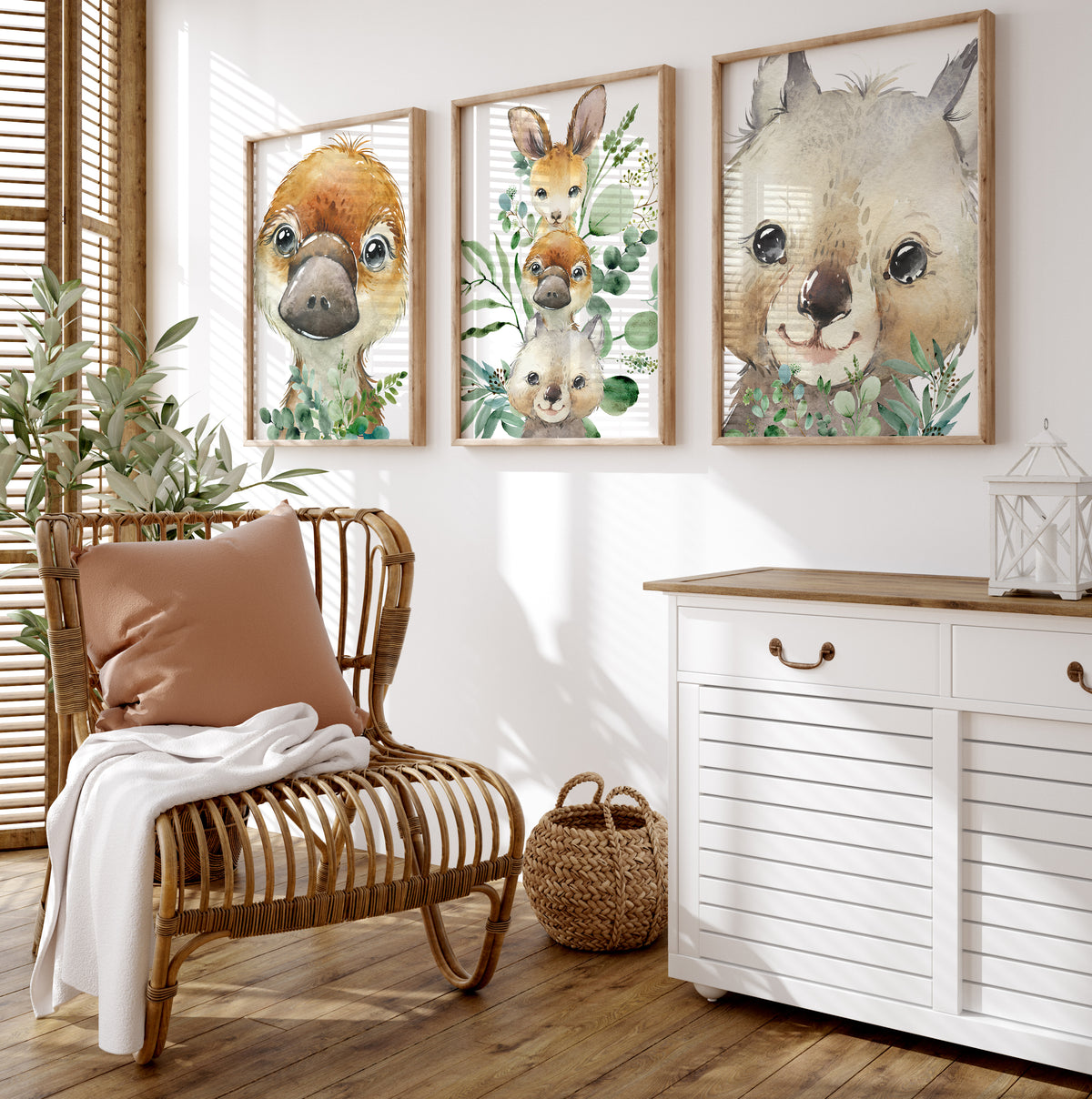 Australian Animal Nursery Wall Prints
