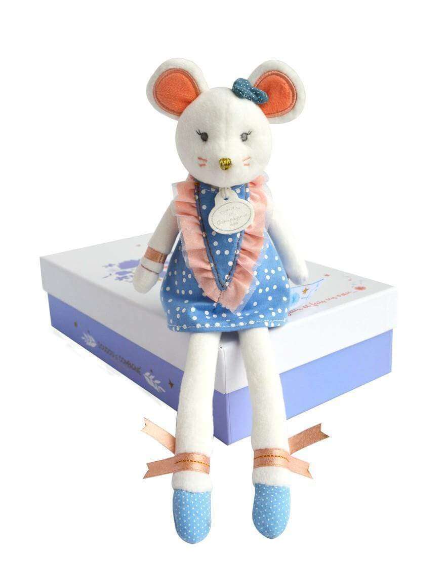 Doudou et Compagnie | Girl&#39;s Mouse Doll | Plush doll - La Paper Passion