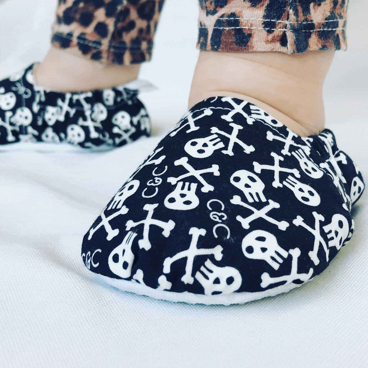 Skulls Pre -Walker baby shoes - Chuckles and Caz